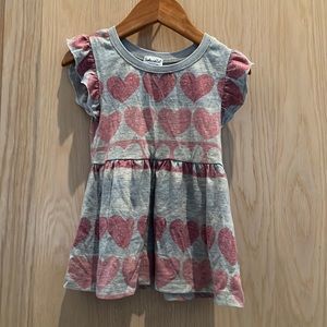 Splendid: Ruffle sleeve heart dress. Size 2.